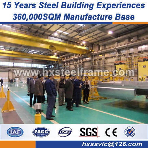 industrial storage warehouse Prefab Steel workshop multi storey