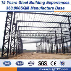 industrial warehouse light steel structure frame low price Eco-Friendly