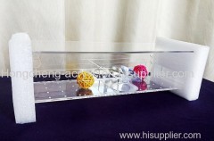 detachabl acrylic bird feeder with sliding tray factory wholesale