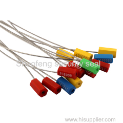 Standard Pull Tight Galvanized Cable Wire Lead Seal Security Hexagonal Cable Numbered Seal Truck Seal