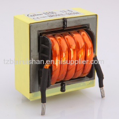 Silk-covered wire series transformer