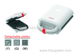 electric sandwich maker with non-sticking coating