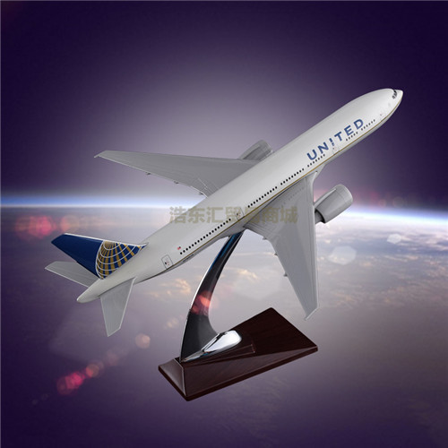 The Model of Aircraft for Sale United Airlines Boeing 777 Resin
