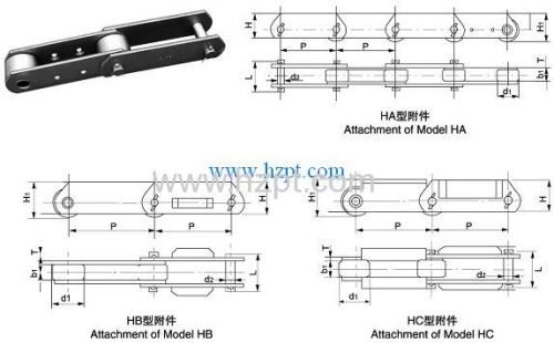 Loading Chain W160 W200 W250 For Automobile Industry