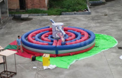 Inflatable kapow obstacle course challenge