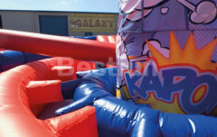 Inflatable kapow obstacle course challenge