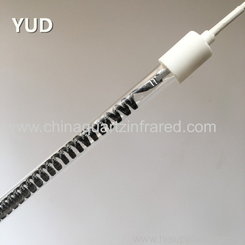 clear carbon fiber infrared heating lamp 600W