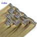 Raw virgin cuticle aligned hair clip in hair extension raw cambodian hair wholesale free sample hair bundles