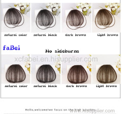 Stock blonde 100% human hair clip in bangs/remy clip in hair extension bangs/human hair fringes