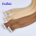 High Quality 100% virgin human hair Double Side Blonde Tape Remy Hair Extensions