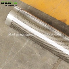 TP304 316L Stainless steel sand screen water wire wrapped screen filter for deep well