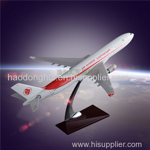 Scale Model Aircraft OEM Airbus 330 Air Algerie Airplane Model Resin Simulation 1:160