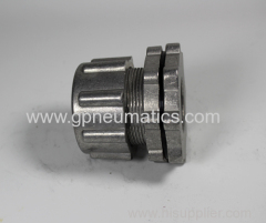 Pulse valve bottom loading bulkhead connector