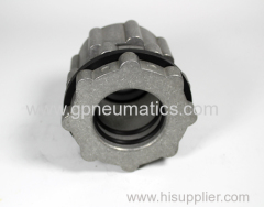 Pulse valve bottom loading bulkhead connector