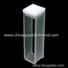 10mm standard quartz spectrophotometer cuvette for lab