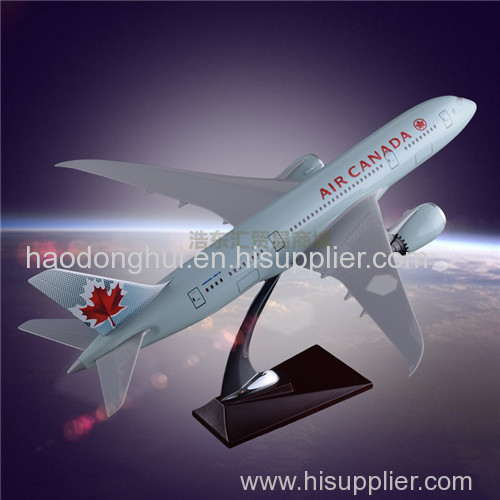 OEM Gift Airplane Model OEM Boeing 787 Air Canada Aircrafts Resin Manufacturer Direct Sales