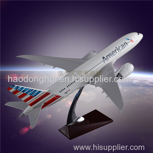 Simulation Aircraft Model OEM Boeing 787 American Airlines Model Aircrafts Resin Factory Direct Sales