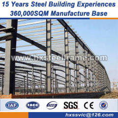 logistic warehouse Pre-engineered Steel Frame S355JR steel