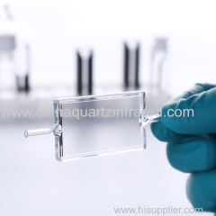 1mm quartz flow spectrophotometer cuvette for lab