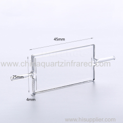 1mm quartz flow spectrophotometer cuvette for lab