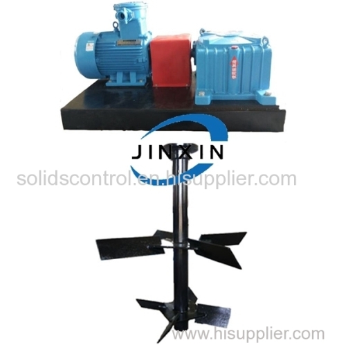 horizontal type mud agitator