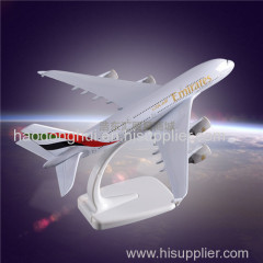 Metal crafts Display Plane Model Airbus 380 Emirates Airlines Simulation Model Airplane Manufacturer Direct Sales OEM