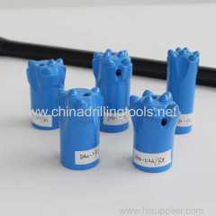 D40mm tapered button bit for H19 H22 and H25 taper drill rod