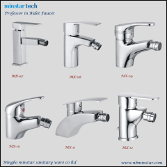 Easy useage brass body stainless steel handle anti-leakage bathroom decor bidet faucet