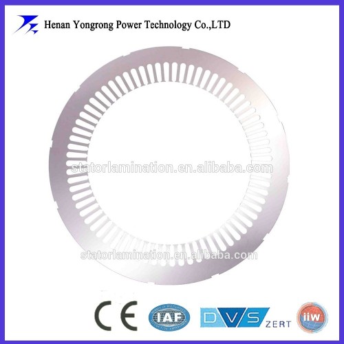 High voltage motor rotor lamination