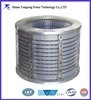 High voltage motor stator iron core
