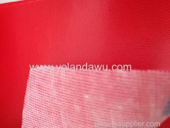 Hot sale PVC imitation leather vinyl fabric
