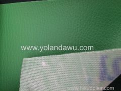 PVC artifical leather vinyl fabric