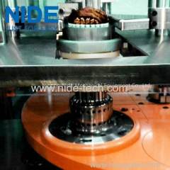 Double station stator coil winder coil winding and inserting machine for fan motor