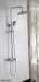 Classic fashion bathroom shower set with shower head and hand-held shower