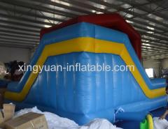 Inflatable Iron Man bouce house with slide