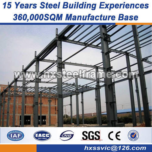 metal building workshop structral steel workshop China factory Q345 Steel