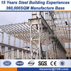 metal workshop structural steel frame construction Reliable