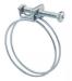 Galvanized Steel Double Wire Hose Clamp Clip