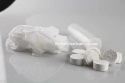 Mini Tissue Compressed Magic Towels OEM Magic Coin Tissue