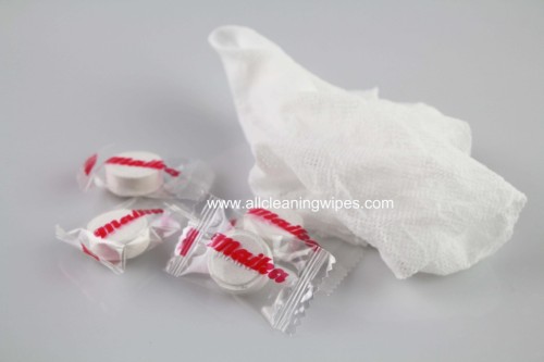 Mini Tissue Compressed Magic Towels OEM Magic Coin Tissue