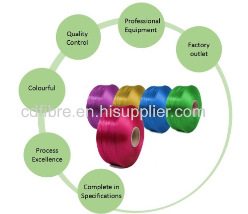 600d Professional Textile Polypropylene PP Yarn for Rope