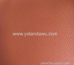 PVC sponge leather vinyl fabric from China