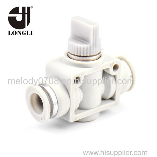 PVC low pressure fittings hand valve