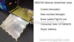 Foldable Manual bus wheelchair Ramp (MBS100)