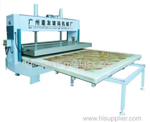 Color Pattern Design Glass Deep Process Machinery for big glass size