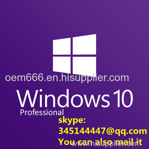 Microsoft Windows 10 Pro Key Activation Key Product Key License Code 32 / 64 Bit