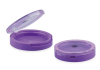 14.8g C004 clear plastic purple single empty Eyeshadow Compact