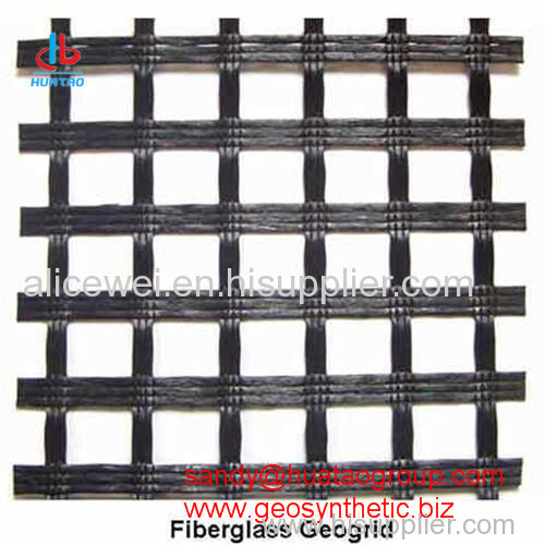 Asphalt Reinforcement Fiberglass Geogrid