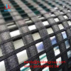 Polyester geogrid geosynthetic materials