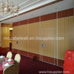 Sliding Folding Aluminium Track Roller Banquet Hall Movable Partition Wall